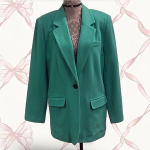Kelly green wool blazer sports coat